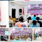 Peserta Workshop Kewaspadaan Kegawatdaruratan Maternal dan Neonatal mengikuti pembukaan kegiatan yang digelar Dinas Kesehatan Papua Tengah di Aula Yahorr Inn Hotel, Nabire, Senin (22/6/2026). Pelatihan ini bertujuan meningkatkan kemampuan tenaga kesehatan dalam menangani kegawatdaruratan ibu dan bayi baru lahir. Dok_Alvi NT