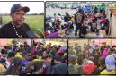 Marjan Rumagesan Sebanyak 43 pelajar dari tingkat SD hingga SMA terlibat dalam pertunjukan bertema Triton atau Tabura yang mengangkat budaya pesisir dan pegunungan Papua. Dok_Arief NT