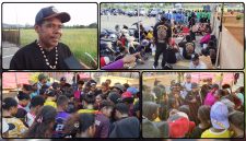 Marjan Rumagesan Sebanyak 43 pelajar dari tingkat SD hingga SMA terlibat dalam pertunjukan bertema Triton atau Tabura yang mengangkat budaya pesisir dan pegunungan Papua. Dok_Arief NT