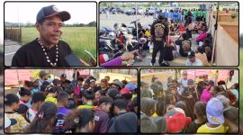 Marjan Rumagesan Sebanyak 43 pelajar dari tingkat SD hingga SMA terlibat dalam pertunjukan bertema Triton atau Tabura yang mengangkat budaya pesisir dan pegunungan Papua. Dok_Arief NT