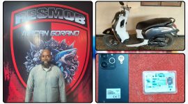 Tim Resmob Polres Nabire mengamankan seorang pria berinisial O.J. yang diduga menguasai sepeda motor hasil tindak pidana curanmor di kawasan Kantor Gubernur Papua Tengah, Selasa (23/6/2026). Polisi masih mengembangkan kasus tersebut untuk mengungkap pihak lain yang terlibat. Dok_Humas polres Nabire 