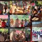 Kapolres Nabire AKBP Samuel D. Tatiratu bersama jajaran Polres Nabire dan tenaga kesehatan menyerahkan bantuan sosial serta memberikan pelayanan kesehatan kepada masyarakat Kampung Bawei dan Kampung Yeretuar, Distrik Teluk Umar, dalam rangka menyambut Hari Bhayangkara ke-80. Dok_Humas polres nabire