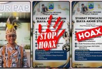 Kepala Dinas Pendidikan dan Kebudayaan Provinsi Papua Tengah, Nurhaidah Nawipa, memberikan keterangan kepada awak media di Nabire, Jumat (26/6/2026). Disdikbud menegaskan bahwa informasi bantuan biaya studi akhir yang beredar di media sosial merupakan hoaks. Dok_Alvi NT