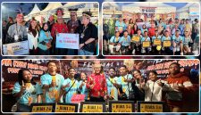 Wakil Bupati Nabire H. Burhanudin Pawennari memberikan apresiasi kepada kontingen pelajar Kabupaten Nabire usai penutupan Festival Cahaya Kreasi Budaya Pelajar Papua Tengah 2026. Nabire sukses meraih enam gelar pada berbagai cabang perlombaan. Dok_Arief/TF
