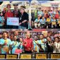 Wakil Bupati Nabire H. Burhanudin Pawennari memberikan apresiasi kepada kontingen pelajar Kabupaten Nabire usai penutupan Festival Cahaya Kreasi Budaya Pelajar Papua Tengah 2026. Nabire sukses meraih enam gelar pada berbagai cabang perlombaan. Dok_Arief/TF