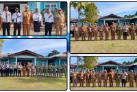 Wakil Bupati Nabire H. Burhanuddin Pawennari memimpin Apel Lintas Sektoral di Kantor Distrik Nabire Kota, Senin (29/6/2026). Dok_Ist. NT