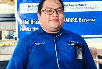 Plt. Kepala PT PELNI Cabang Nabire, Munardi, menjelaskan program diskon tiket kapal sebesar 30 persen saat ditemui di kawasan Car Free Day (CFD) Jalan Pepera, Nabire. Program stimulus nasional tersebut berlaku untuk seluruh kapal penumpang PELNI, termasuk KM Doloronda dan KM Gunung Dempo yang melayani Pelabuhan Nabire. Dok_Alvi NT