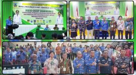 Kepala DLHKP Papua Tengah Yan Richard Pugu membuka FGD II Penyusunan RPPLH 2026 di Aula RRI Nabire sebagai langkah menyusun arah pembangunan berkelanjutan yang selaras dengan kelestarian lingkungan. Dok_Alvi NT