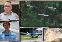 Petugas Satgas Operasi Damai Cartenz-2026 menyiapkan langkah penyelidikan menyusul insiden kebakaran pesawat AMA PK-RCY di Bandara Perintis Balingga, Kabupaten Yahukimo. Dok_ODC. NT