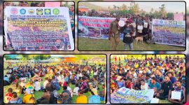 Koordinator Umum GPMI-I, Memo Hagisimijau, menyampaikan pernyataan sikap organisasi di Nabire, Sabtu (4/7/2026), yang menyoroti situasi kemanusiaan di Intan Jaya serta mendorong dialog damai sebagai solusi penyelesaian konflik. Dok_Arief NT