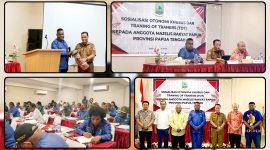 Majelis Rakyat Papua (MRP) Provinsi Papua Tengah menggelar Sosialisasi Otonomi Khusus (Otsus) dan Training of Trainers (ToT) bagi anggota MRP Papua Tengah di Aula Hotel Carmel Kalibobo, Kabupaten Nabire, selama dua hari, 6–7 Juli 2026. Dok_Alvi NT