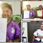 Armando Tawaru didampingi anggota keluarga memberikan keterangan kepada awak media terkait belum terlaksananya eksekusi lahan sengketa di Nabarua Bawah, Kabupaten Nabire. Pengadilan Negeri Nabire menyatakan proses koordinasi pelaksanaan eksekusi masih berjalan sesuai prosedur hukum. Dok_Alvi NT