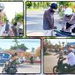 Personel Satlantas Polres Nabire melaksanakan patroli sore dalam Kegiatan Rutin yang Ditingkatkan (KRYD) di Jalan Pepera, Rabu (8/7/2026). Dok_Alvi NT