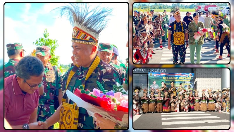 Kunjungan kerja Pangdam XVII/Cenderawasih, Mayjen TNI Febriel Buyung Sikumbang, ke Kabupaten Nabire, menjadi momentum memperkuat sinergi TNI bersama pemerintah daerah dan aparat keamanan dalam menjaga stabilitas serta mendukung percepatan pembangunan di Papua Tengah. Rabu (8/7/2026). Dok_Pri-PEN 173/PVB