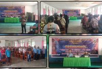 Ketua P2N Papua Tengah bersama narasumber memberikan edukasi literasi digital kepada sekitar 400 perempuan dalam sosialisasi bertajuk
