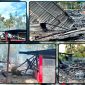 Satu unit rumah milik Rini Iriana Laloan (32) di Jalan Poros Samabusa, Kelurahan Kimi, Distrik Teluk Kimi, Kabupaten Nabire, Papua Tengah, ludes dilalap api sekitar pukul 13.35 WIT. Tidak ada korban jiwa dalam peristiwa tersebut, namun kerugian material diperkirakan mencapai Rp170 juta. Kamis (9/7/2026). Dok_Alvi NT