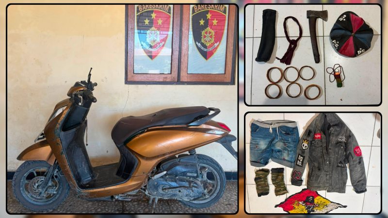 Tim Opsnal Satreskrim Polres Nabire mengamankan terduga pelaku pencurian kendaraan bermotor beserta barang bukti sepeda motor Honda Genio hasil dugaan curanmor di Jalan Asrama Puncak Jaya, Kelurahan Kalibobo, Sabtu (11/7/2026). Dok_Humas PN. NT