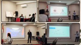 General Superintendent Media Relations PT Freeport Indonesia, M. Rizal, membuka Pelatihan Menulis Feature bagi Jurnalis Nabire yang digelar PTFI bekerja sama dengan Tempo Institute di Hotel Carmel Kalibobo, Kamis (16/7/2026). Dok_Alvi NT