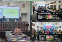 Wakil Bupati Paniai Ham Yogi membuka Pertemuan Penguatan Forum Kemitraan Pencegahan dan Pengendalian AIDS, TBC, dan Malaria sebagai upaya memperkuat kolaborasi lintas sektor hingga tingkat kampung. Dok_Jeri P Degei. NT