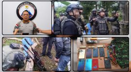 Tim gabungan Satgas Operasi Damai Cartenz-2026 bersama Polres Yahukimo melaksanakan operasi penegakan hukum terhadap kelompok bersenjata di Distrik Dekai dan mengamankan sejumlah barang bukti, termasuk tiga pucuk senjata api. Dok_ODC 2026. NT