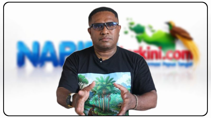Sekretaris Jenderal DPP Barisan Merah Putih Republik Indonesia Papua, Ali Kabiay, menyampaikan kecaman atas pembunuhan tiga warga sipil di Yahukimo serta mengajak masyarakat mendukung penegakan hukum demi terciptanya keamanan dan kedamaian di Papua. Dok_ODC26. NT