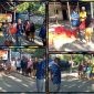Kepala Kampung Samabusa Kris Waray menyerahkan bantuan 50 paket sembako dari pemerintah pusat kepada masyarakat Suku Wate di Kampung Samabusa, Kabupaten Nabire. Dok_ NT