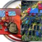 Petugas Polres Nabire mengamankan sejumlah pelajar dan barang bukti terkait dugaan pengibaran bendera bercorak Bintang Kejora di Kampung Waroki, Distrik Nabire Barat, Sabtu (25/7/2026). Polisi masih melakukan penyelidikan. Dok_Res. NT