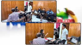 Personel Satreskrim Polres Nabire menyerahkan tersangka dan barang bukti kasus pencurian kepada Jaksa Penuntut Umum Kejaksaan Negeri Nabire dalam proses Tahap II (P-21), Senin (27/7/2026). Dok_Humas polres Nabire. NT