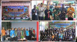 Ratusan peserta dari enam suku pesisir dan kepulauan menghadiri pembukaan Musyawarah Besar (Mubes) Masyarakat Adat di Pantai Menase, Kelurahan Kalibobo, Kabupaten Nabire, Kamis (30/7/2026). Forum ini menjadi wadah memperkuat persatuan, kelembagaan adat, serta perlindungan hak ulayat masyarakat adat. Dok_Ist. NT