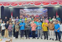 Peserta Seminar Wawasan Kebangsaan yang digelar DPC GAMKI Kabupaten Nabire mengikuti pemaparan materi tentang sejarah, nasionalisme, dan pentingnya menjaga persatuan demi Papua Tengah yang aman dan damai. Dok_Alvi NT