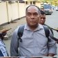 Kuasa hukum keluarga korban, Marsius Ginting, S.H., memberikan keterangan kepada awak media usai mengikuti pertemuan dengan penyidik Polres Nabire terkait perkembangan penanganan kasus pembunuhan, Senin (3/8/2026). Dok_Arief NT