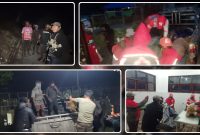 Petugas Satgas Operasi Damai Cartenz-2026 bersama Polres Tolikara mengevakuasi korban penembakan pekerja proyek jalan di Distrik Kanggime, Kabupaten Tolikara. Dok_ODC26.NT