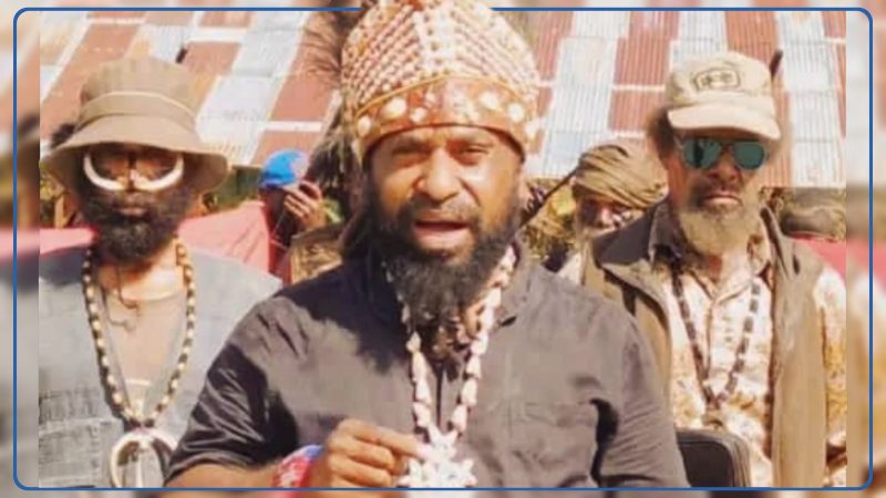 Jeffrey P. Bomanak, yang dalam pernyataannya menyebut dirinya sebagai juru bicara OPM TPNPB, menyampaikan pesan terkait sikap terhadap perayaan HUT ke-81 Kemerdekaan Republik Indonesia di Tanah Papua, Minggu (9/8/2026). Dok_AS. NT