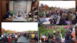 Kapolres Nabire AKBP Samuel Dominggus Tatiratu, S.I.K., S.H., CPHR, memberikan keterangan terkait pelaksanaan rekonstruksi perkara dugaan pembunuhan di Kabupaten Nabire, Senin (10/8/2026). Dok_Arief NT