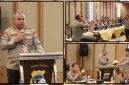 Kapolda Papua Tengah Brigjen Pol Jermias Rontini memimpin Gelar Operasional dan Analisa Evaluasi (Anev) Semester I 2026 di Timika, Kabupaten Mimika, Selasa (11/8/2026). Dok_Humas Polda PT