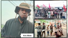Massa aksi menyampaikan aspirasi dalam kegiatan demonstrasi di Kabupaten Nabire. KNPB Wilayah Nabire menyiapkan aksi mimbar bebas dan longmarch menuju Kantor DPR Papua Tengah pada Sabtu, 15 Agustus 2026. Dok_Pri-KNPB Nabire