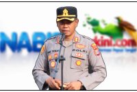 Kapolres Nabire AKBP Samuel Dominggus Tatiratu, S.I.K., M.H., CPHR menyampaikan imbauan kepada masyarakat menjelang rencana penyampaian aspirasi pada 15 Agustus 2026. Dok_Arief NT