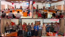 Kapolres Nabire AKBP Samuel D. Tatiratu memimpin rakor bersama TNI-Polri, Pemda, Satpol PP, tokoh adat, dan kepala suku terkait antisipasi aksi BPW-KNPB se-Meepago. Dok_HPN. NT
