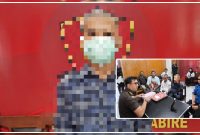Personel Sat Reskrim Polres Nabire saat melaksanakan penyerahan ABH HWS dan barang bukti perkara kepada Jaksa Penuntut Umum di Kejaksaan Negeri Nabire. Dok_HPN