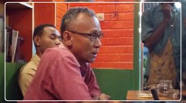 Kuasa hukum ABH HWS, Dr. Mochammad Fadly Fitri, S.H., M.H., saat menyampaikan keterangan dalam konferensi pers terkait perkembangan perkara di Nabire, Rabu (19/8/2026). Dok_Arief NT