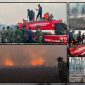 Personel gabungan TNI dan BPBD melakukan pemadaman serta pembasahan lahan dalam penanganan Karhutla di wilayah Waroki, Kabupaten Nabire, Papua Tengah. Dok_Korem 173/PVB
