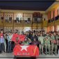 Juru Bicara KNPB Konsulat Indonesia Wilayah Makassar Jeck Ricard Matuan menyampaikan pernyataan sikap terkait konflik dan pengungsi Papua, Makassar, 23 Agustus 2026. Dok_KNPB Makassar