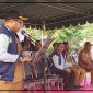 Ketua Panitia GSI Papua Tengah 2026, Tino Taribaba, saat menyampaikan laporan pelaksanaan GSI tingkat Provinsi Papua Tengah di Nabire, Senin (24/8/2026). Dok_Arief NT