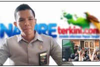 Humas Pengadilan Negeri Nabire, Kristofel Panggabean, memberikan keterangan terkait jalannya persidangan perkara pidana anak setelah majelis hakim membacakan putusan sela, Rabu (26/8/2026). Dok_TN
