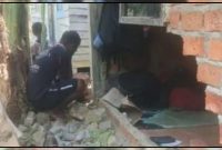 Mahasiswa Paniai di Kota Sorong saat menyampaikan aspirasi terkait kondisi asrama dan mendesak Pemkab Paniai membangun asrama permanen, Kamis (27/8/2026). Dok_Jeri P Degei