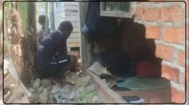 Mahasiswa Paniai di Kota Sorong saat menyampaikan aspirasi terkait kondisi asrama dan mendesak Pemkab Paniai membangun asrama permanen, Kamis (27/8/2026). Dok_Jeri P Degei