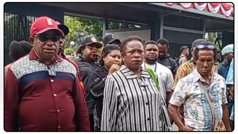 Perwakilan masyarakat Distrik Makimi membawa aspirasi terkait dampak penertiban kawasan hutan dan keberlanjutan mata pencaharian warga kepada DPR RI dan DPD RI di Jakarta. Dok_Pri-PWM