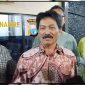 Ketua IKT Yulianus Pasang menyampaikan imbauan menjaga keamanan menjelang sidang kelima perkara pembunuhan remaja di PN Nabire. Dok_Arief NT. MT