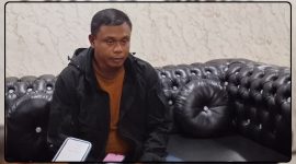Kapolres Nabire AKBP Samuel D. Tatiratu memberikan keterangan kepada awak media usai rapat koordinasi pengamanan sidang perkara pembunuhan remaja 14 tahun di Nabire, Minggu (30/8/2026). Dok_Arief NT