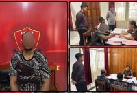 Satreskrim Polres Nabire menyerahkan tersangka dan barang bukti perkara dugaan pencurian dengan kekerasan kepada Kejaksaan Negeri Nabire setelah berkas perkara dinyatakan lengkap atau P-21, Senin (31/8/2026). Dok_SatRes. NT